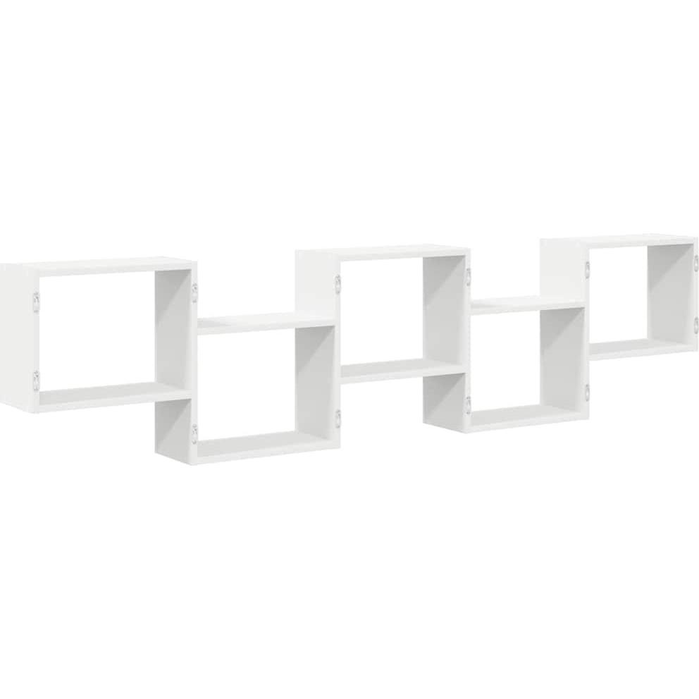 VidaXL, Regal, Würfelregal 5 Fächer Weiss Holzwerkstoff