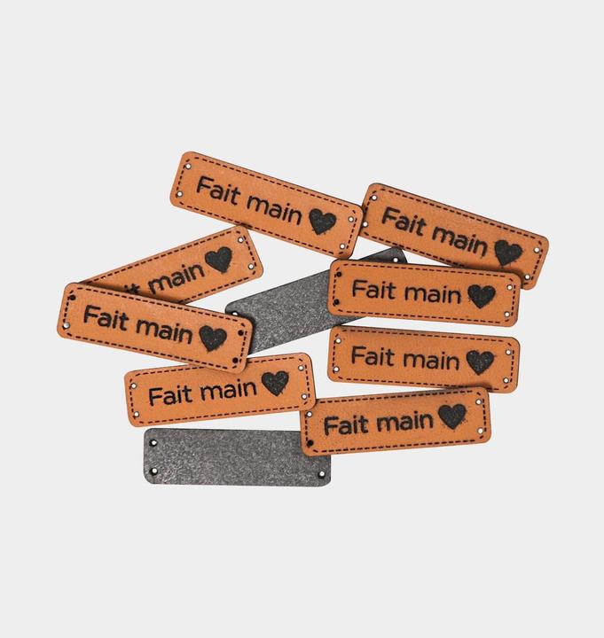 Immagine prodotto Lalana Ciondolo Label Fait main 4,3 x 1,3 cm, 10 pezzi (Materiale sintetico)