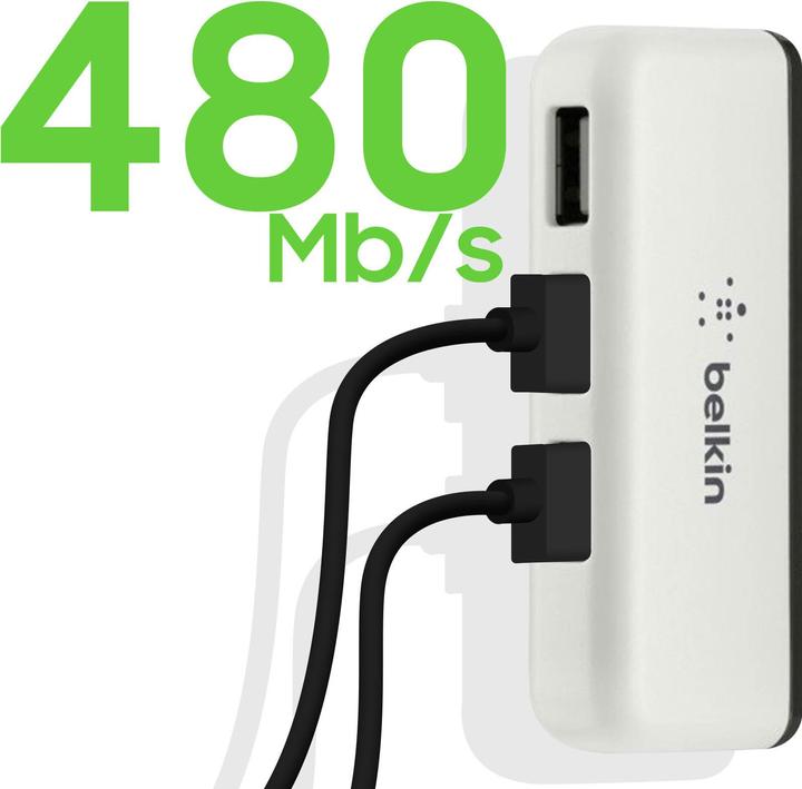 Immagine prodotto Belkin hub di viaggio (USB-A, 4 porte)