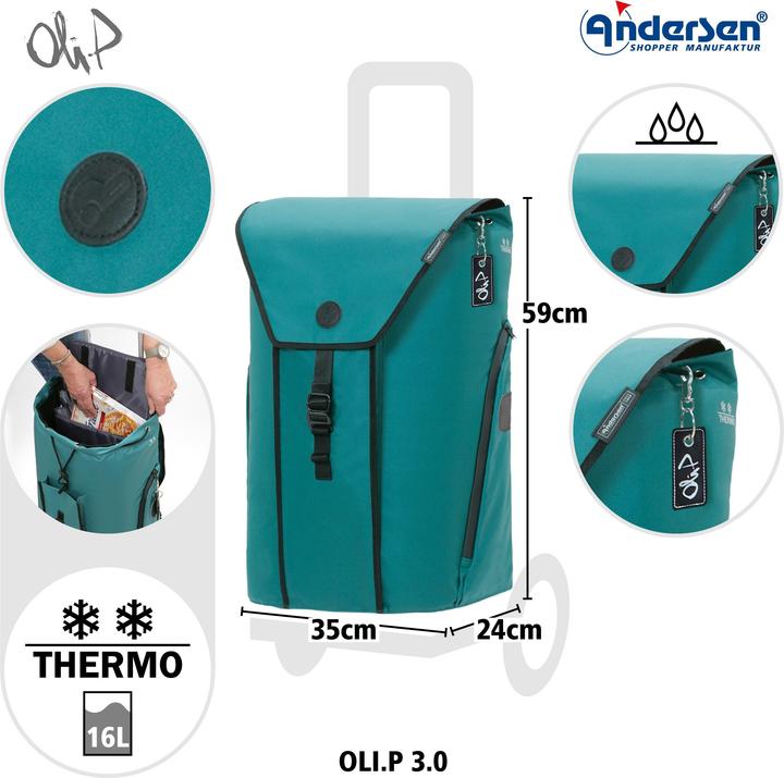 Image du produit Andersen Alu Star Shopper Oli.P 3.0