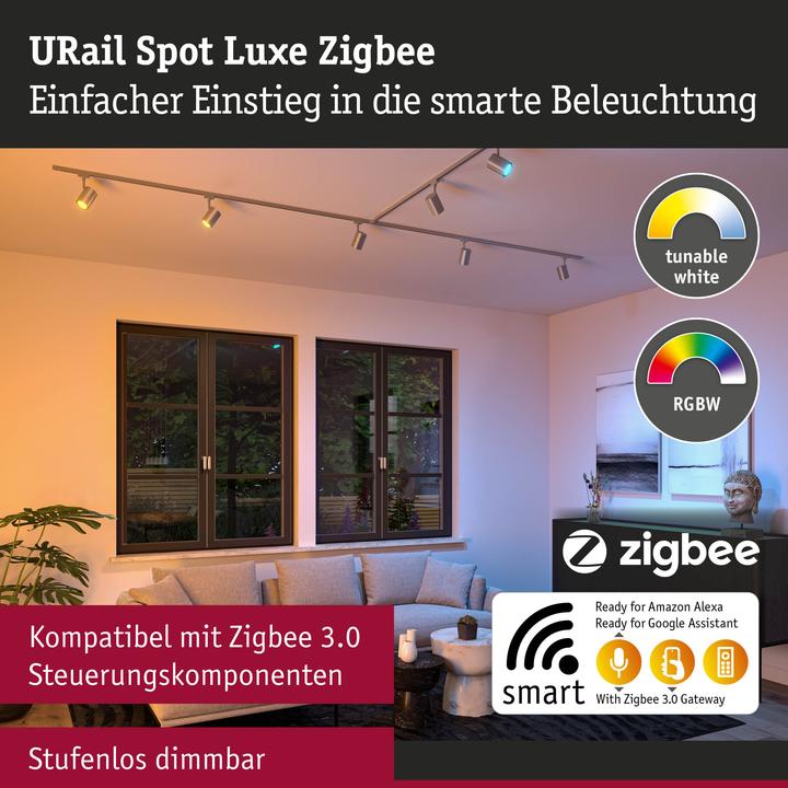Produktbild Paulmann URail Spot Luxe Zigbee (350 lm, GU10)