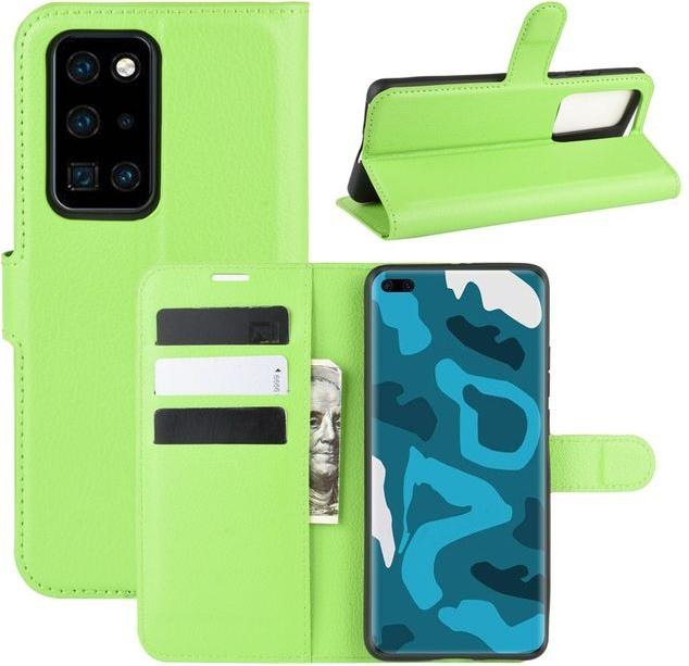 Produktbild MU Classic Litchi Leder Bookcover Series (Huawei P40 Pro+)