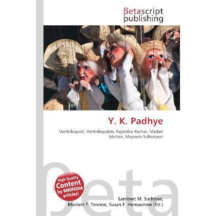 Y. K. Padhye, Fachbücher von Lambert M. Surhone, Miriam T. Timpledon, Susan F. Marseken