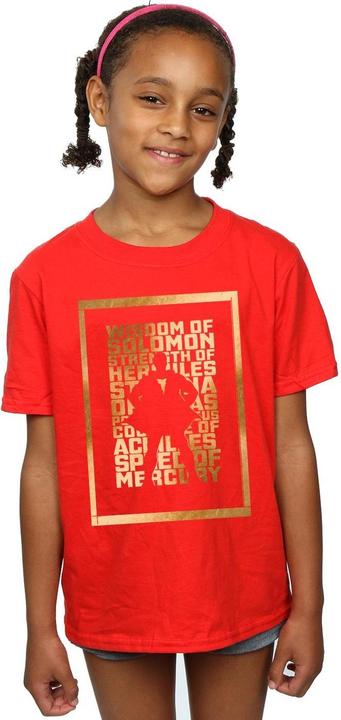 Produktbild Shazam Gold Text TShirt Mädchen (140, 146)
