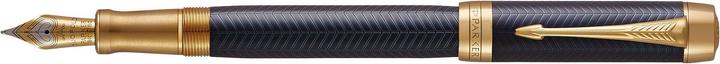 Immagine prodotto Parker Pen Duofold Prestige Blue Chevron (Nero, 1x)