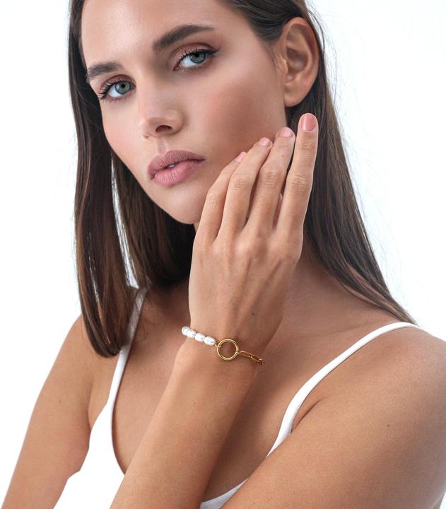 Produktbild Sensora Jewelry Pearl Link Armband (19 cm, Edelstahl)