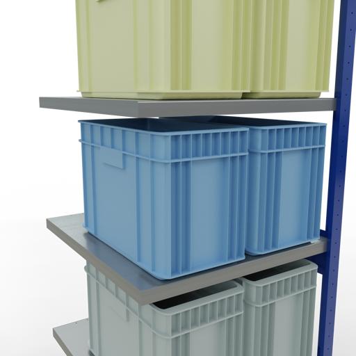 Immagine prodotto Schulte Lagertechnik MULTIplus250 sistema di alloggiamento aggiuntivo senza bulloni con bulloni di lunghezza