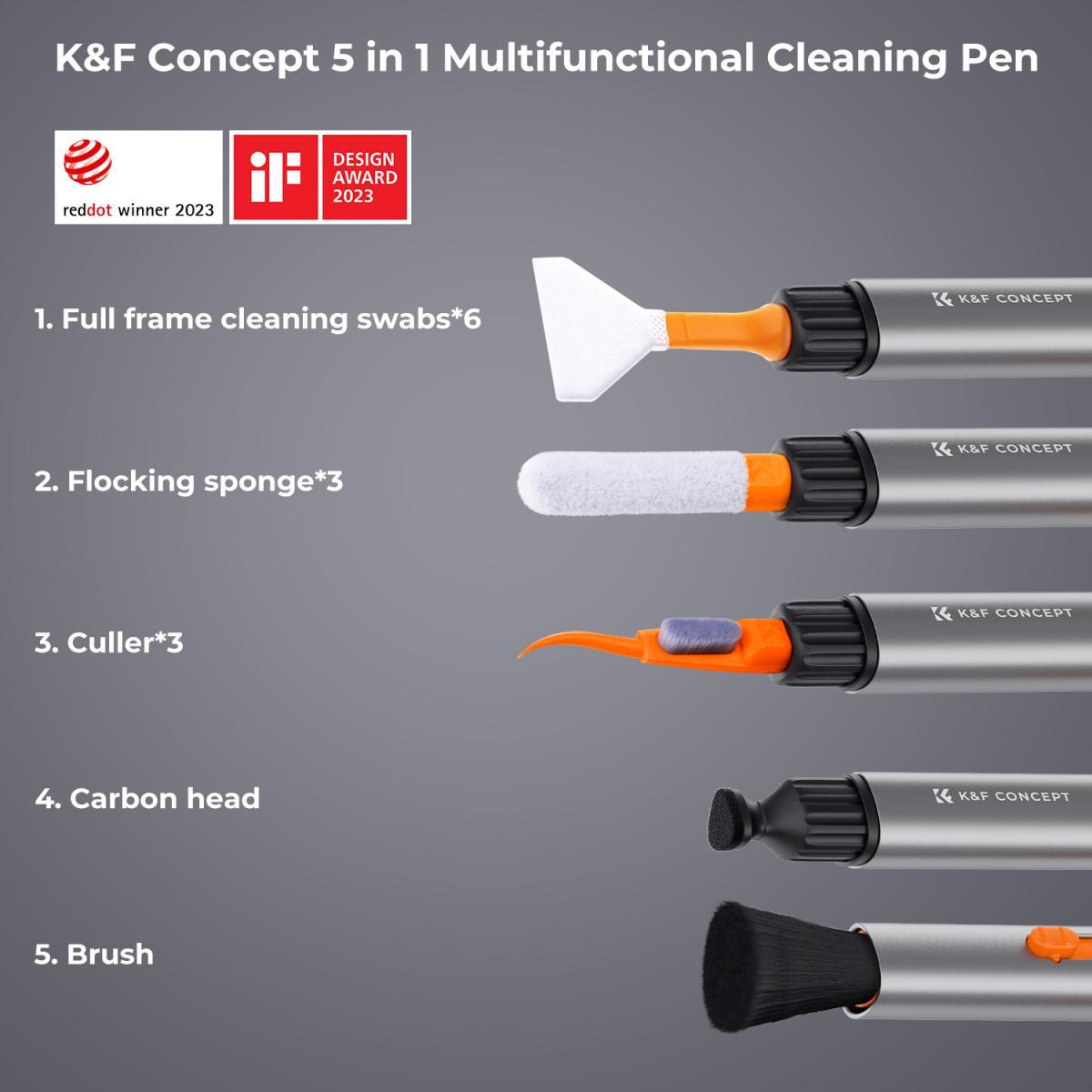 Thumbnail - K&F Concept Cleaning Pen Kit SKU.1976, Kamerareinigung