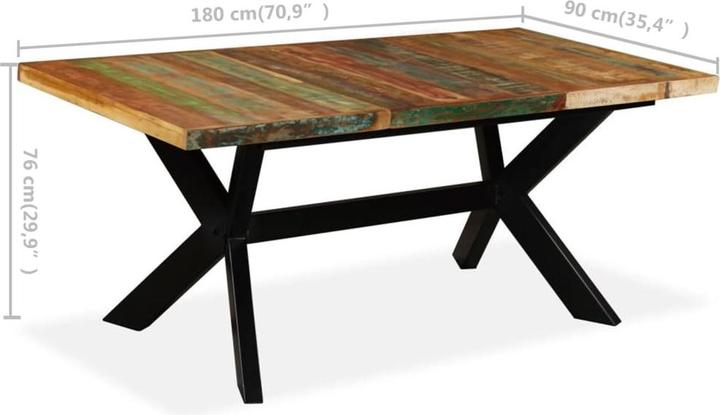 Immagine prodotto vidaXL Esstisch (140 x 70 x 75 cm)