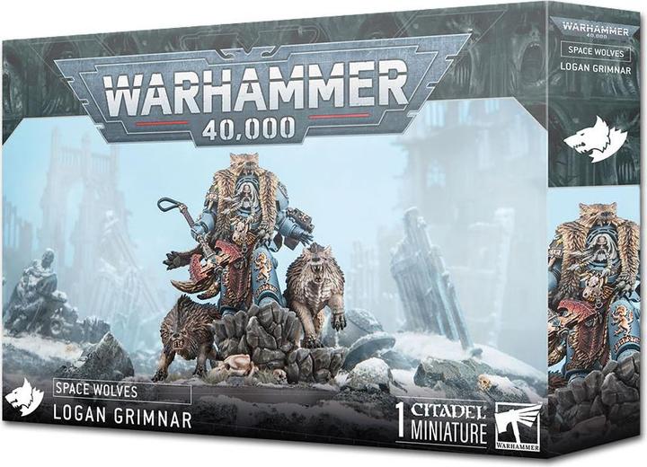 Actual product image Games Workshop Warhammer 40k - Space Wolves Logan Grimnar (Plastic)