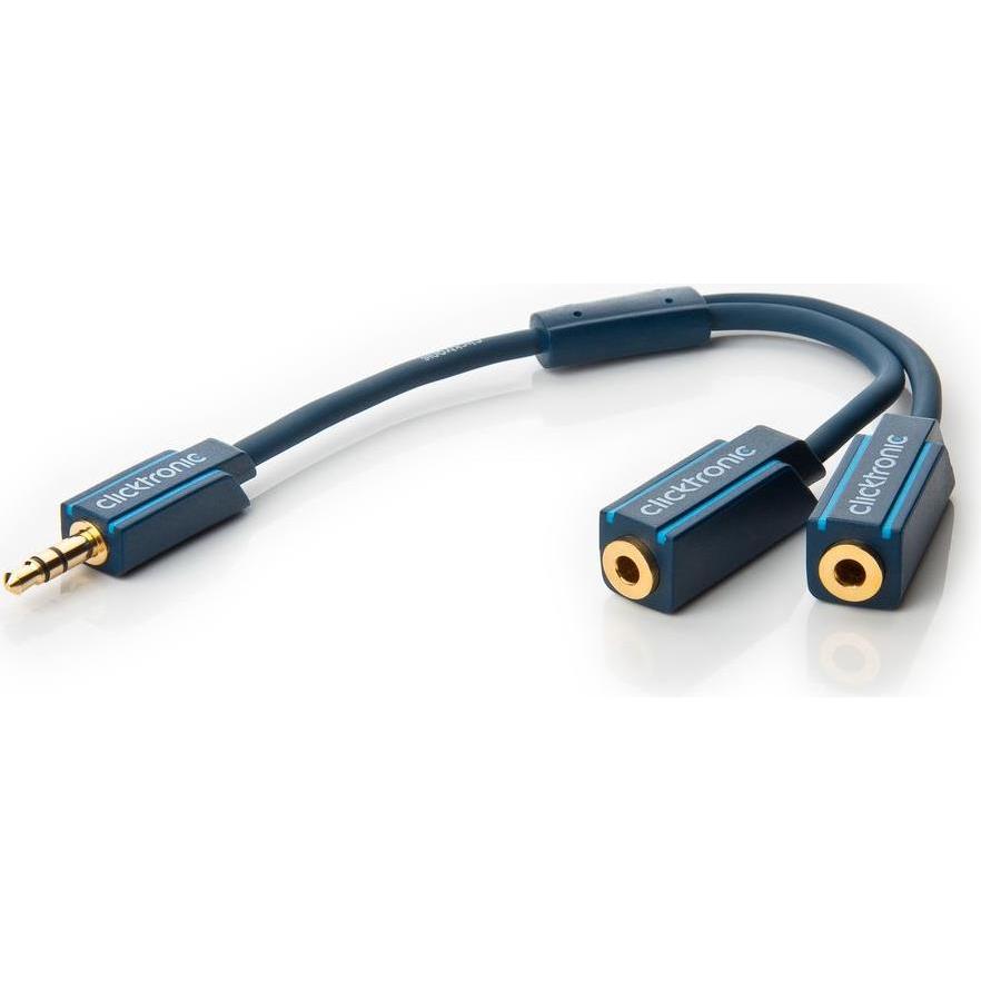 clicktronic MP3 Sound-Duo (0.00 m), Audio Kabel