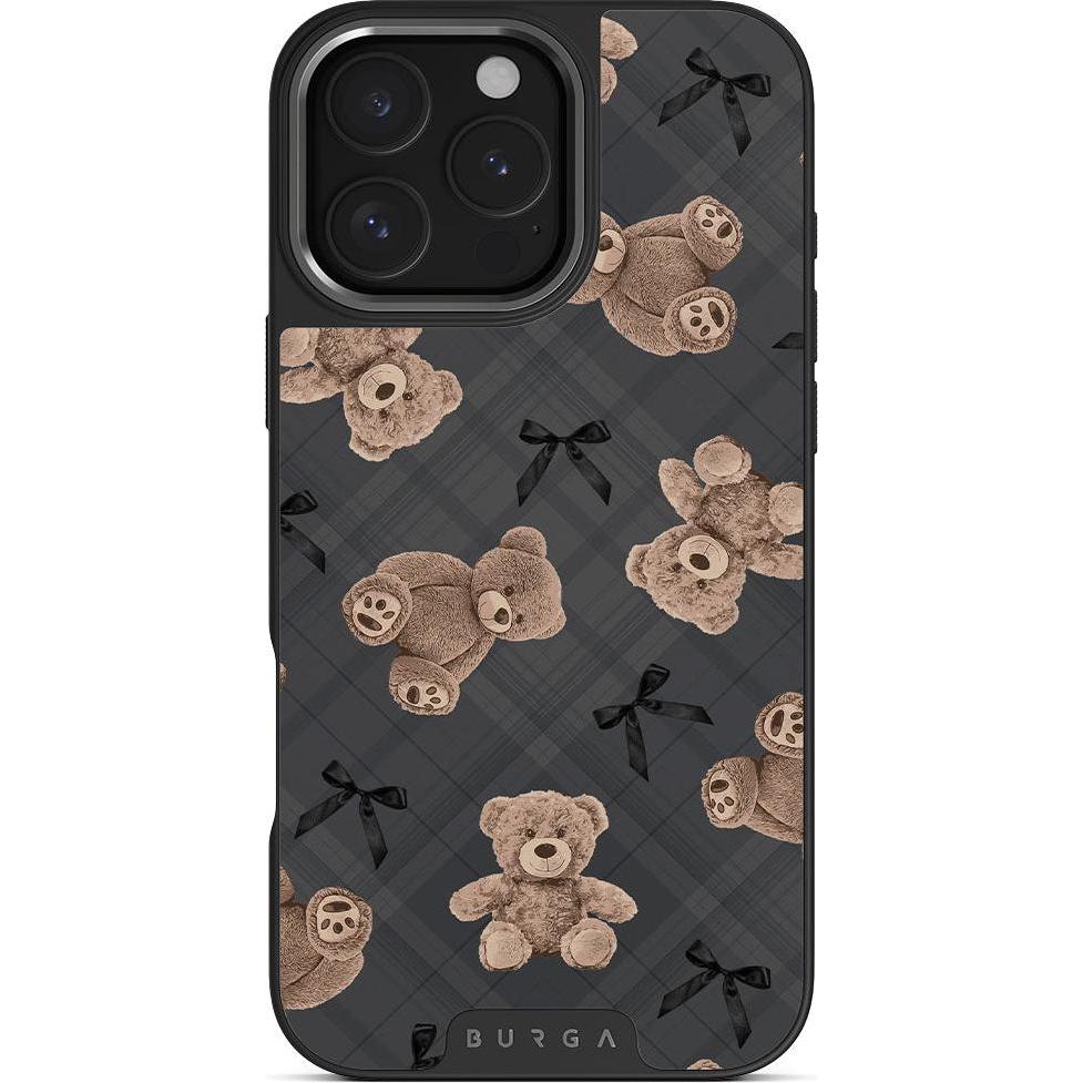 Burga Bff (Apple iPhone 16 Pro), Smartphone Hülle, Grau, Braun