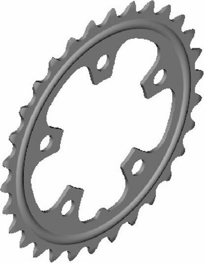 Image du produit Shimano Plateau SORA FC-3503 30 dents D noir (30)