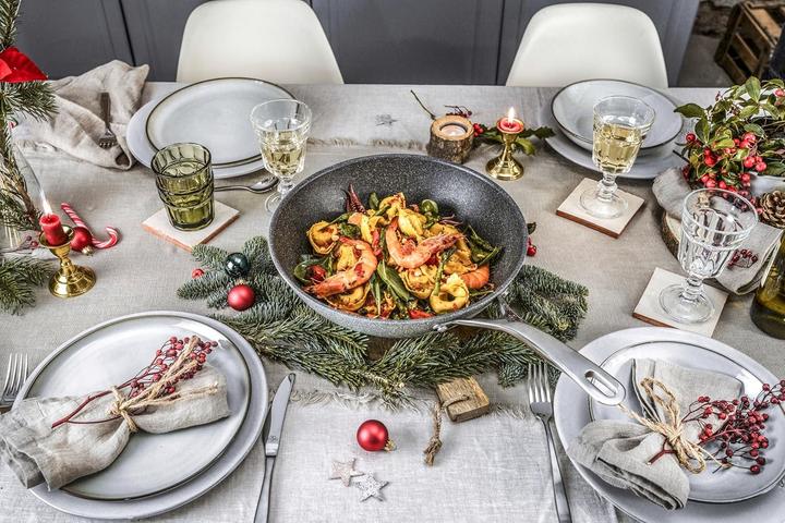 Actual product image Ballarini 75002-815-0 Pan Wok/Frying Pan Round (Wok, Stainless steel, 30 x 12.10 cm)