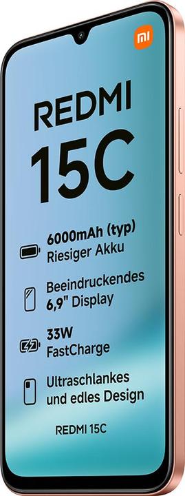Actual product image Xiaomi 15C (128 GB, Twilight Orange, 6.90", 4G)