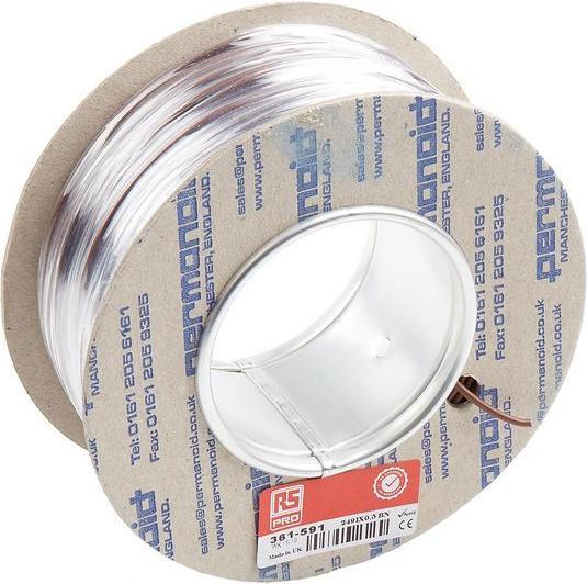 Produktbild RS PRO Aderleitung 0,5mm² braun (100 m)