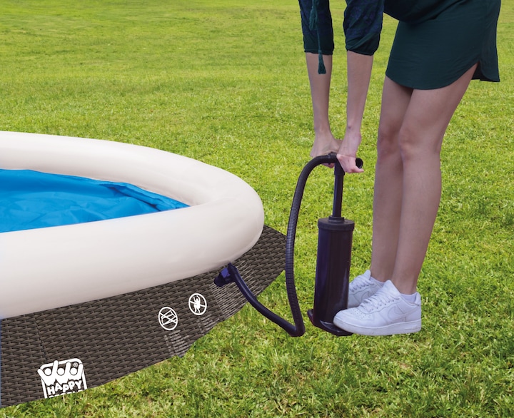 Image du produit Happy People Profitez des températures chaudes et d'un rafraîchissement bien mérité avec une piscine Happy