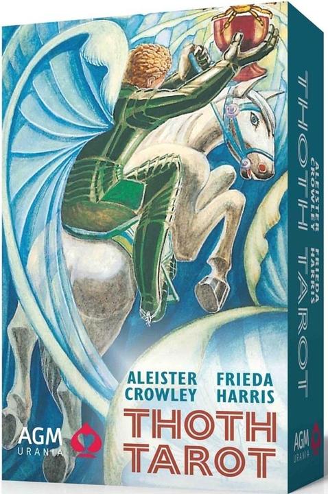 Aleister Crowley Thoth Tarot (Deluxe Edition, English, GB), with 1 book, with 78 inserts, 2 parts (Englisch, Aleister Crowley, Frieda Harris, 2023)