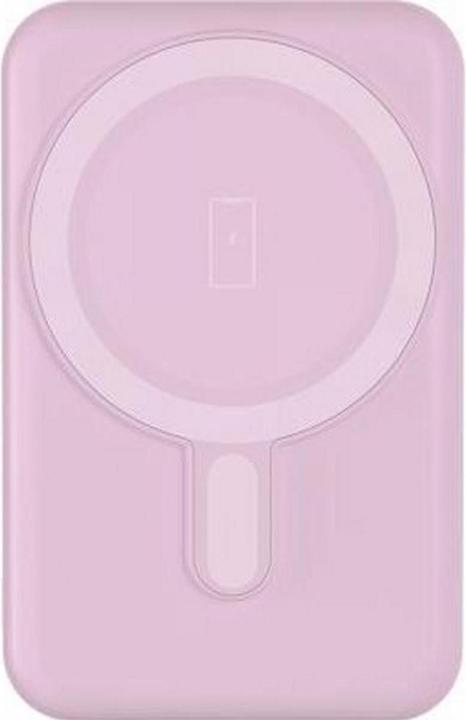 Produktbild Bigben Powerbank Induktionsladegerät, MagSafe Kompatibel Rosa (5000 mAh, 10 W)