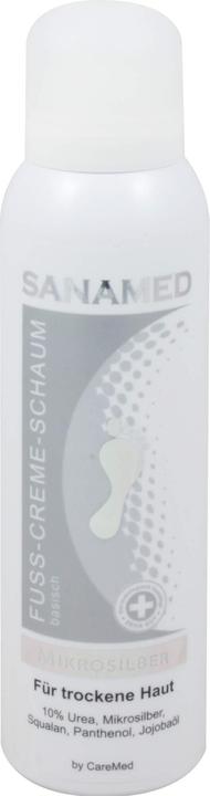 Produktbild Sanamed Fuss-Creme-Schaum Mikrosilber (Fusscrème & Fussgel, 150 ml)