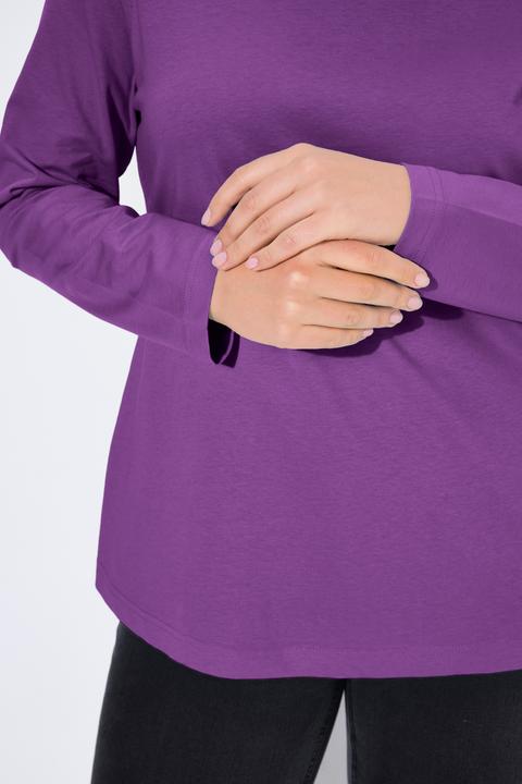 Produktbild Ulla Popken Shirt, Rollkragen, Slim, Langarm (62)