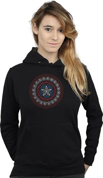 Produktbild Captain America Ornamental Shield Kapuzenpullover (S)