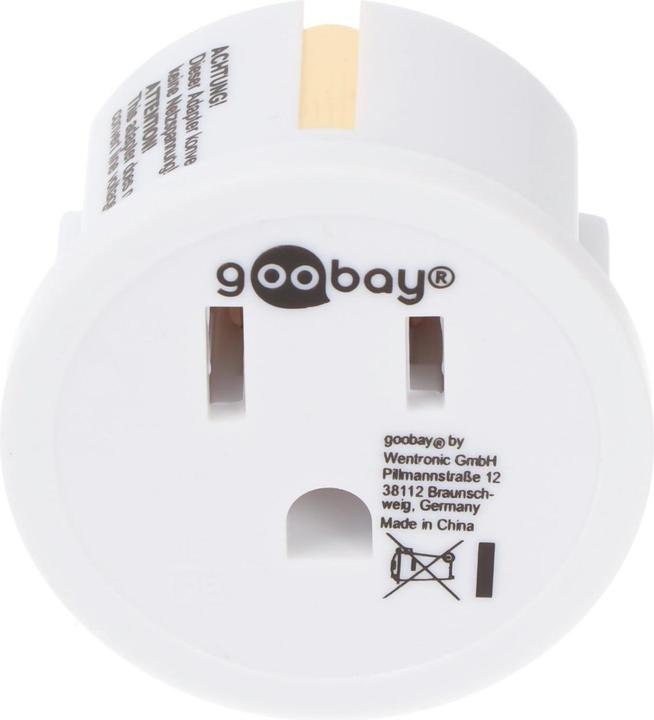 Produktbild Goobay Netzadapter, Weiss