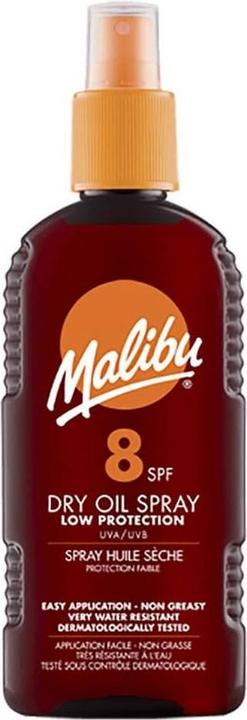 Productafbeelding Malibu Droge olie SPF 8 200 ml (Zonnebrandolie, Tot SPF 10, 200 ml)