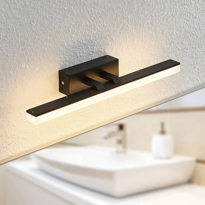 Actual product image Lucande Lisana LED wall lamp, IP44, 46 cm (720 lm)