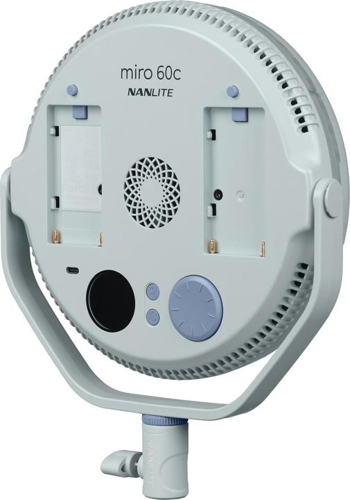 Productafbeelding Nanlite Miro 60C LED Full-Colour Round Panel Light (Mint Blue)