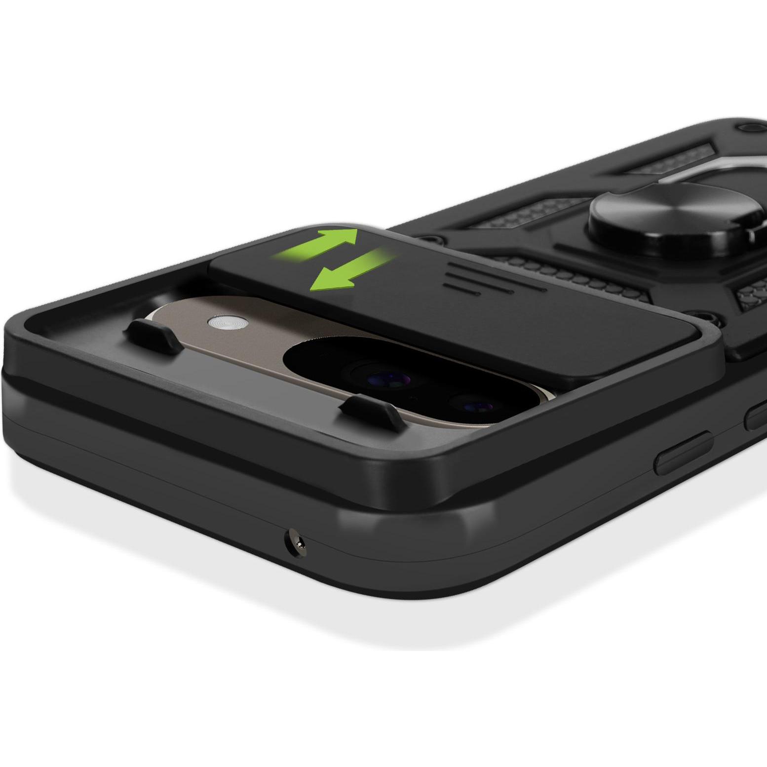 Thumbnail - Mayaxess ProtectorRing Case (Google Pixel 9), Smartphone Hülle, Schwarz