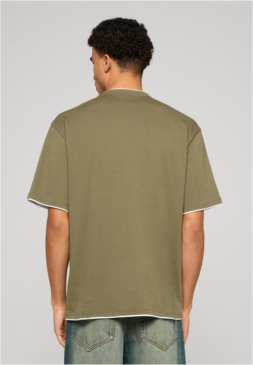 Produktbild Urban Classics Contrast Tall Tee olive/white XL (XL)