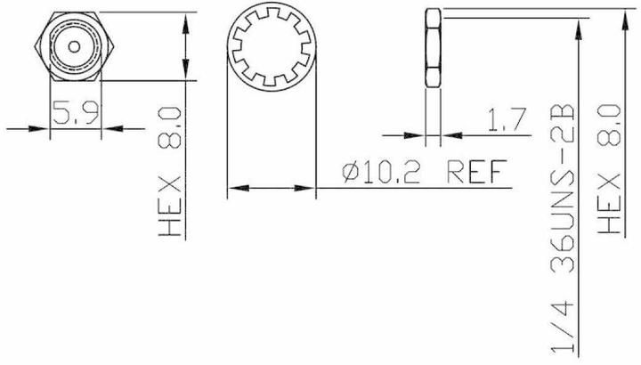 Produktbild Delock Muttern für RP-SMA/ SMA Kabel