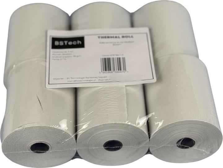 Productafbeelding Bestpak BSTech papierrol voor kassa's 80x60m 6 stuks
