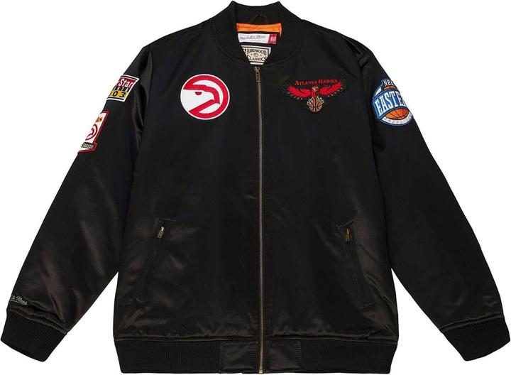 Immagine prodotto Mitchell & Ness Bomber in raso M&N - FLIGHT Atlanta Hawks - M (M)