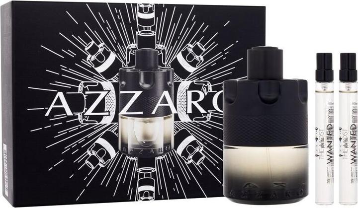 Produktbild Azzaro The Most Wanted Eau de Toilette Intense 100ml Set + 2x Eau de Toilette 10ml (Eau de Toilette, 1813 ml)