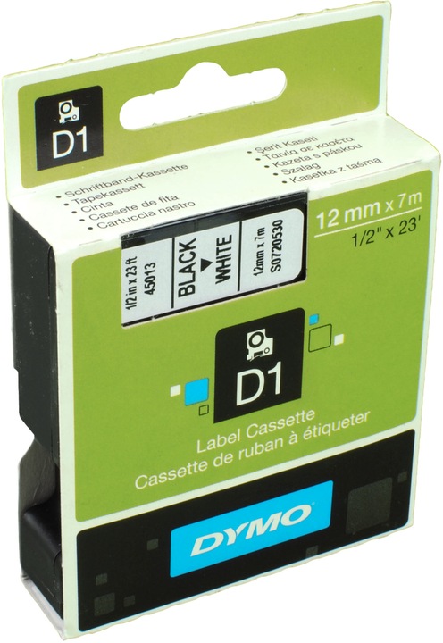 Produktbild Dymo S0720530 (1.20 cm, Schwarz, Weiss)