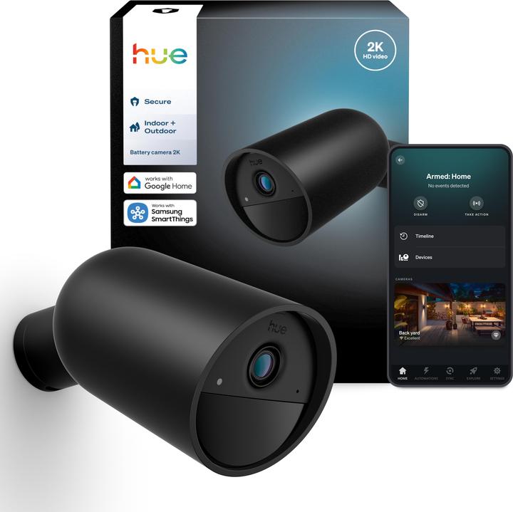 Produktbild Hue Secure 2K Kamera Akku (2048 x 1080 Pixel)