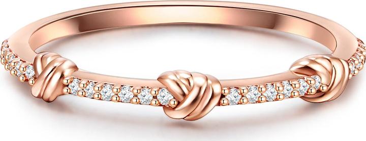 Immagine prodotto Glanzstücke München Donna Argento Cubico Zirconia Oro Rosa - 24481 (60, 925 Argento)