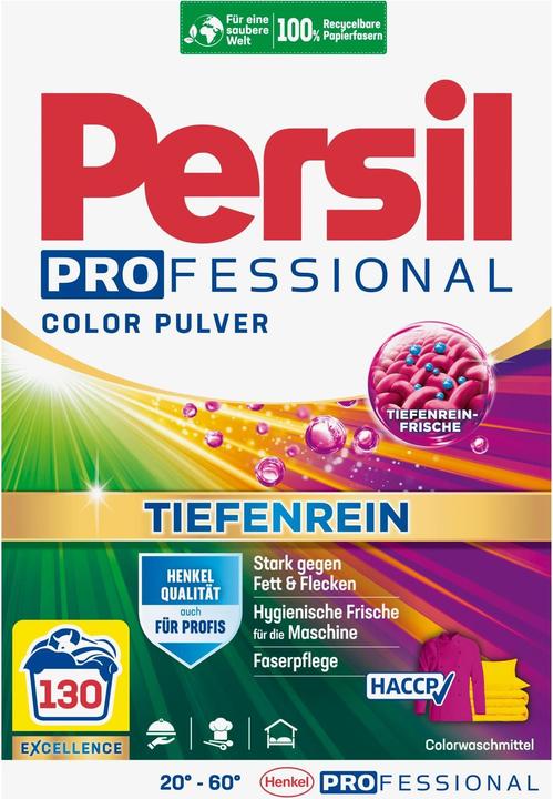 Persil Pulverwaschmittel Color Professional 130 WG, 7.8 kg (130 Cycles de lavage, Poudre)