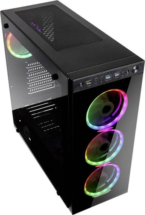 Actual product image Kolink Horizon RGB Midi Tower, Tempered Glass (ATX, mATX, Mini-ITX)