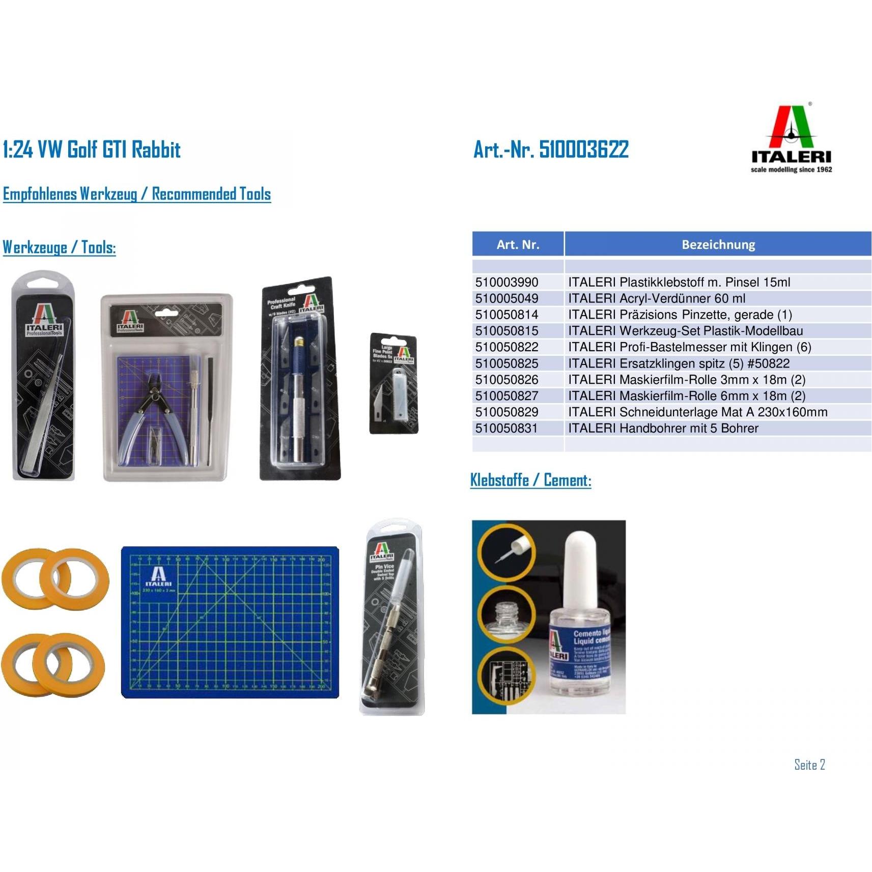Thumbnail - Italeri VW Golf GTI Firs t Series 1976-1978
