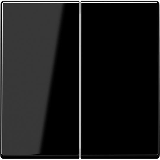 JUNG Wippe 2t Schalter A sw glz f.Bussystem A595BFSW, Taster + Schalter, Schwarz