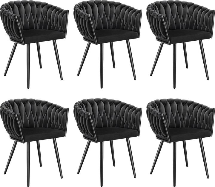 Actual product image tectake Esszimmerstuhl Astano 6er Set