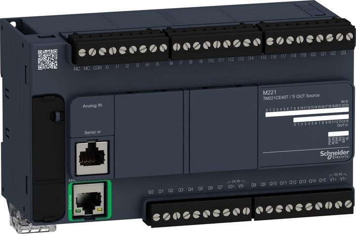 Actual product image Schneider Electric CONTROLLER M221-40IO TR.PNP ETHERNET COM