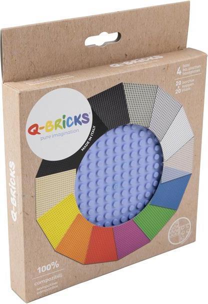 Produktbild Q-Bricks Bauplatte Noppen Lavendel