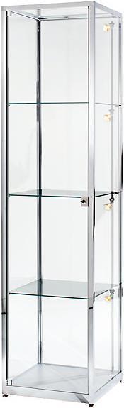 Actual product image kaiserkraft Column display case (40 x 40 x 200 cm)