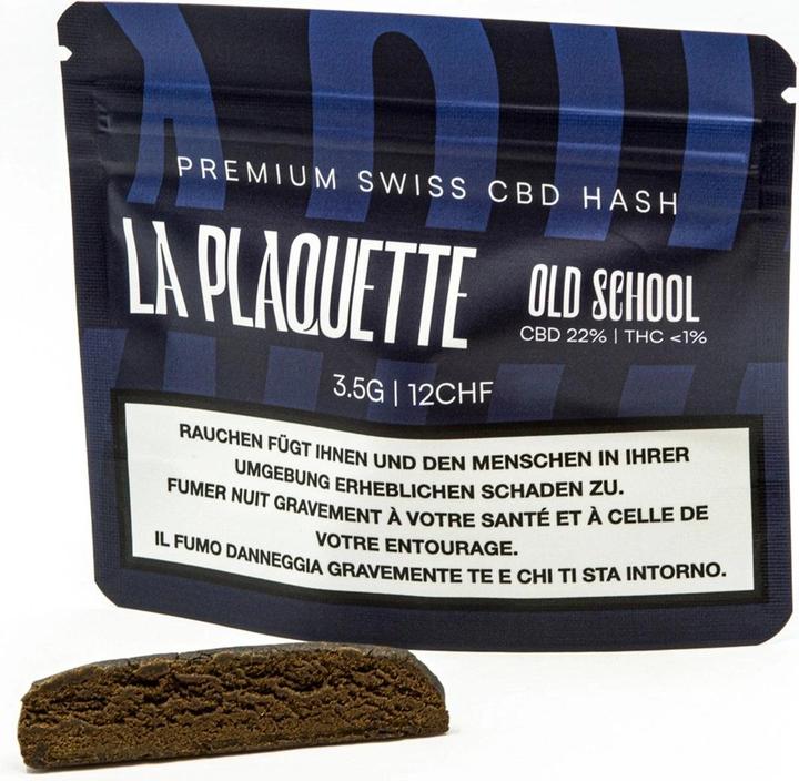 Produktbild La Plaquette CBD Hash - Old School (3.50 g)