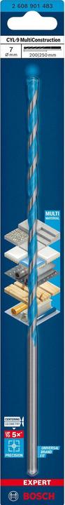Produktbild Bosch Professional Zubehör EXPERT CYL-9 MultiConstruction Bohrer, 7 x 200 x 250 mm (7.0 Millimeter)
