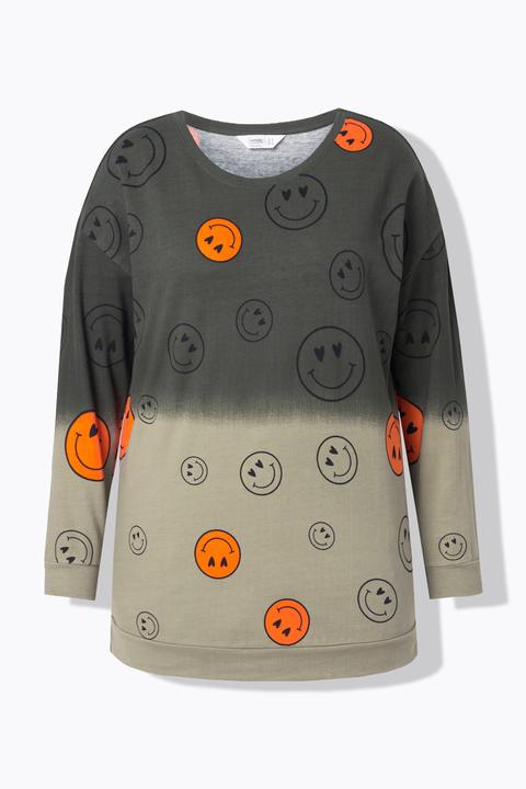 Produktbild Angel of Style Sweatshirt, oversized, Farbverlauf Smiley, Langarm (46)